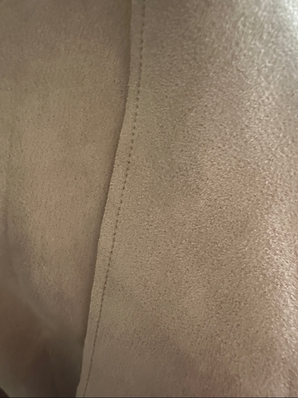 Listicle Faux Suede Drapey Taupe Lightweight Wrap with Tie Belt - Picture 4 of 13